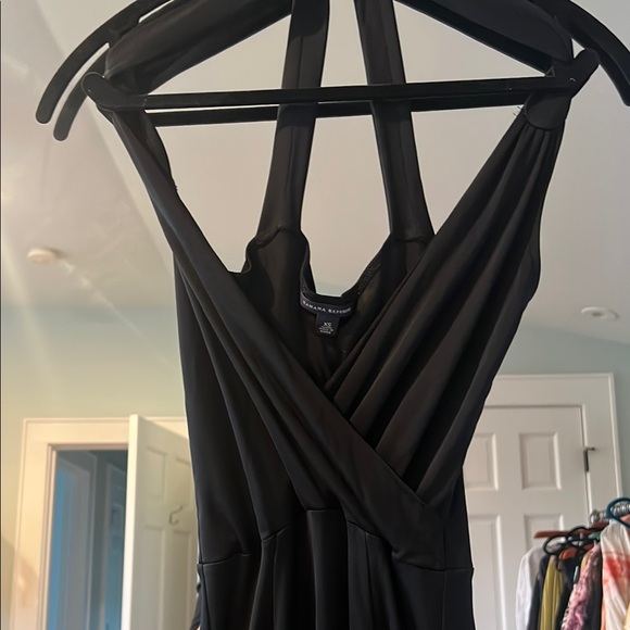 Banana Republic Black Halter Maxi Gown - Picture 3 of 4